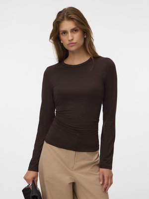 Vero Moda VMADA - Блуза с дълги ръкави - chocolate torte