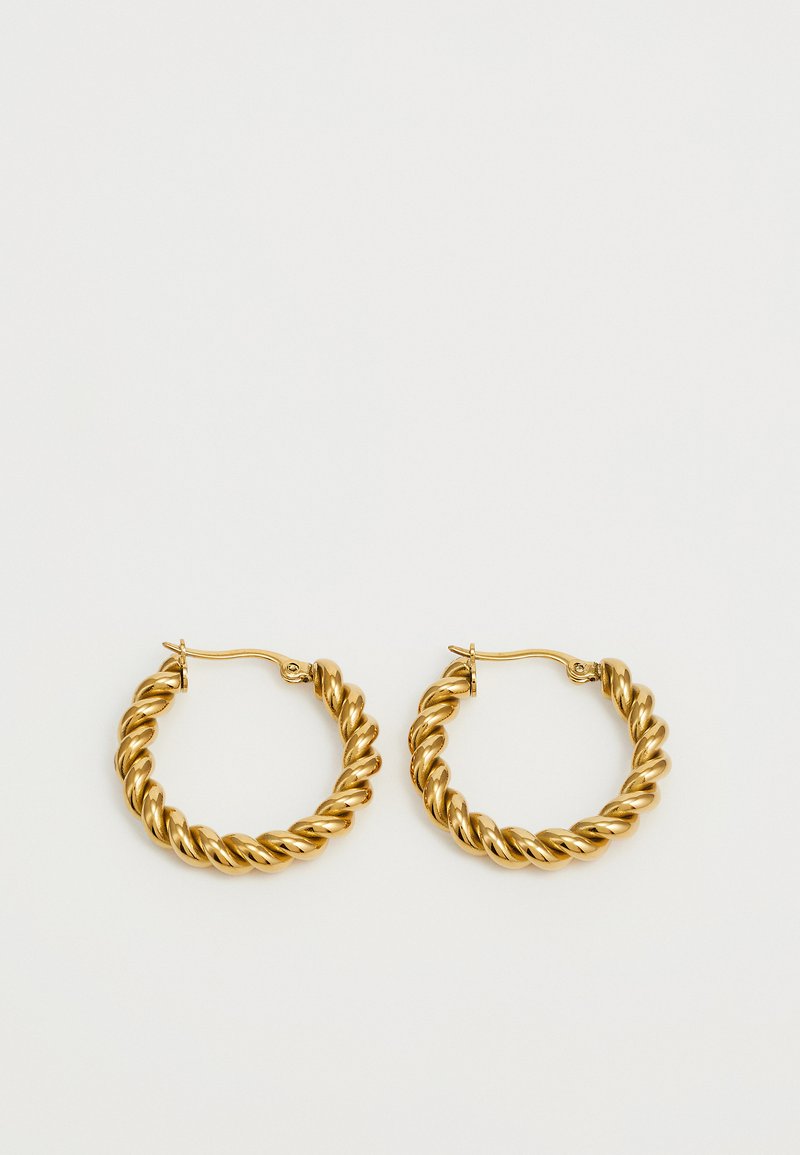 LIU JO LOOP EARRINGS ESSENTIAL - Orecchini - gold-coloured/dorato ...