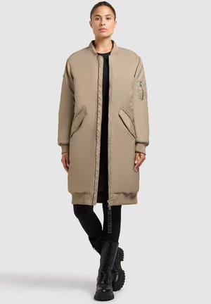 Téli kabát - bomber beige