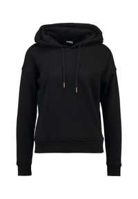 Felpa con cappuccio - black