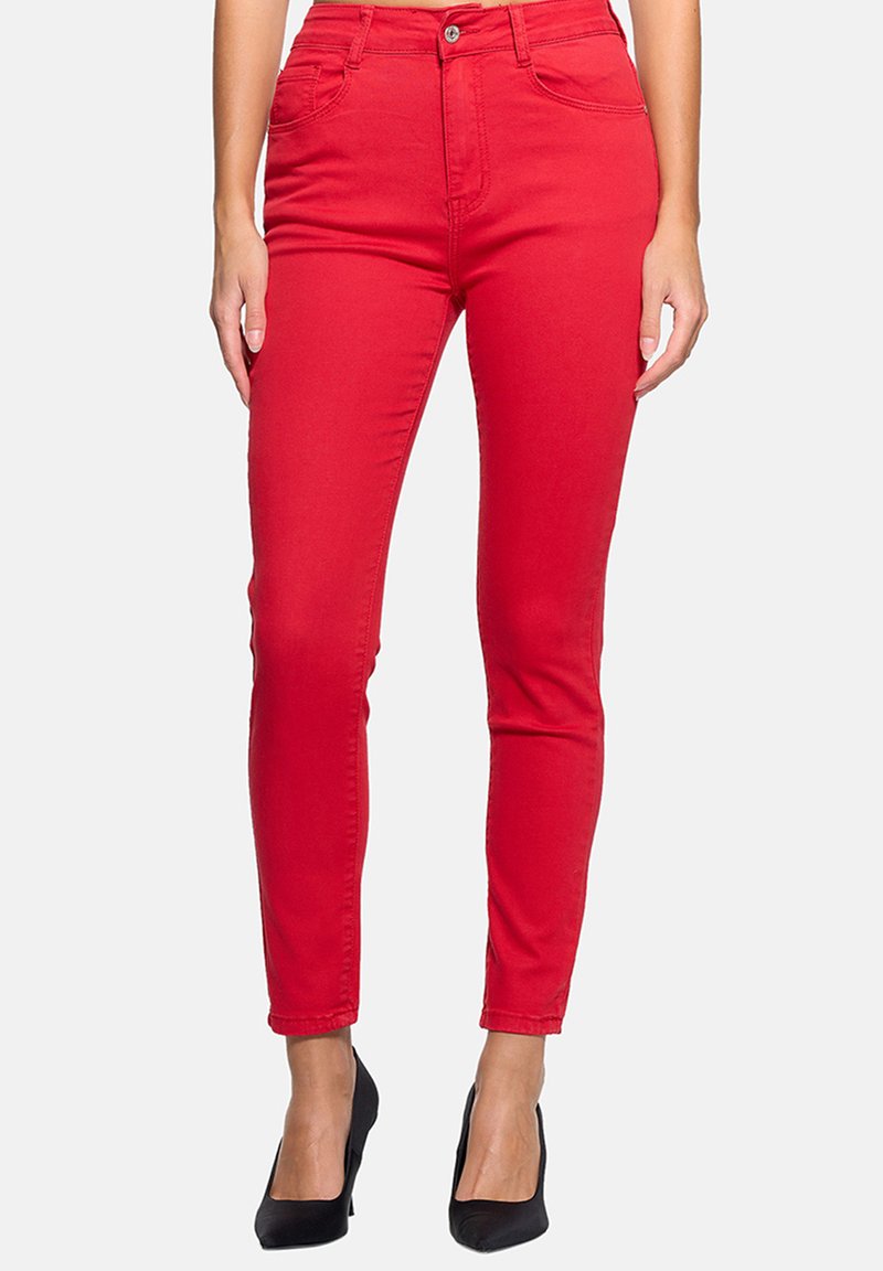 Elara HIGHWAIST - Vaqueros pitillo - rot