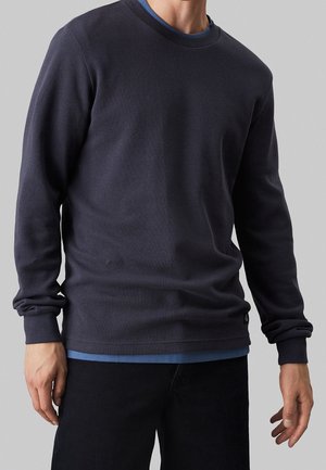 Langærmet T-shirt - dark grey