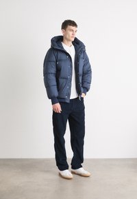 Tommy Jeans BRANDED PUFFER JACKET - Vinterjakke - dark night navy