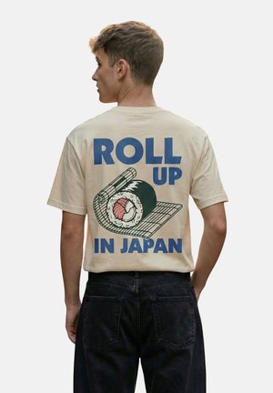 RoamLikeSummer, ROLL UP UNISEX - T-Shirt print - ivory