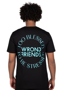 Wrong Friends SAFI - Camiseta estampada - black