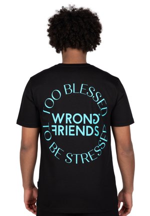 Wrong Friends SAFI - Camiseta estampada - black