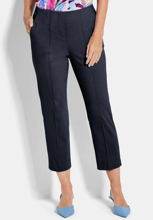 7/8-BENGALIN BELLA MIT BIESEN - Stoffhose - navy