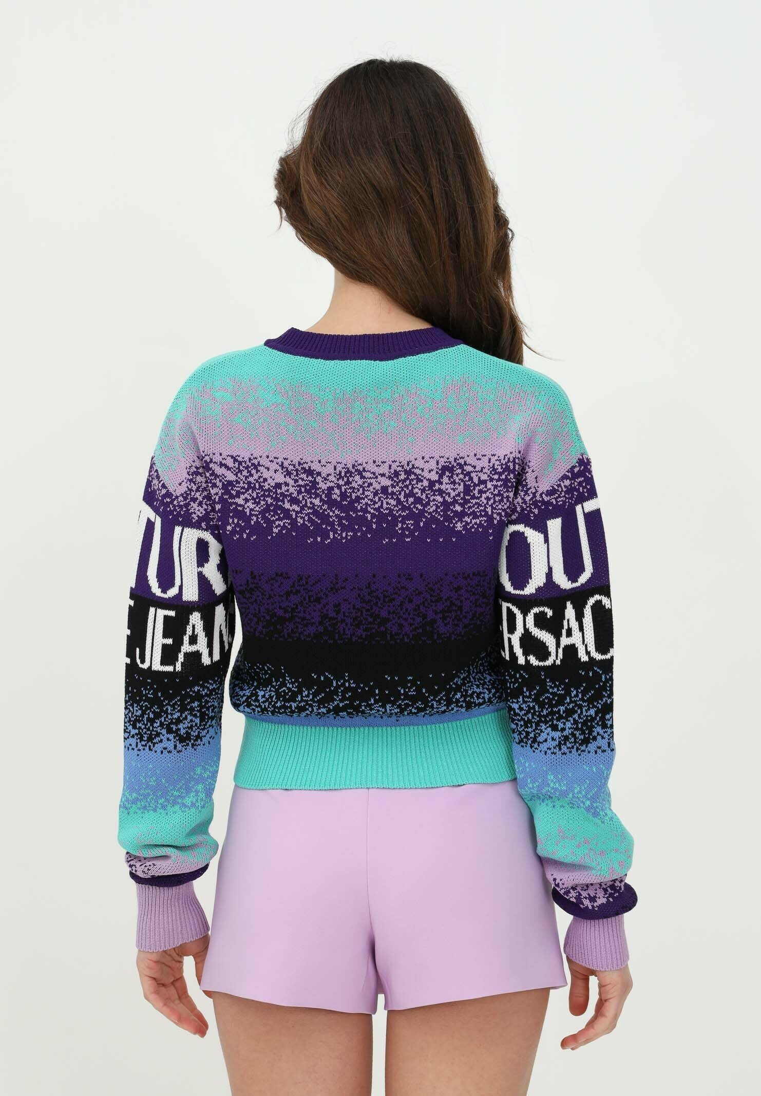 Versace Jeans Couture Maglione - multicolor scuro/multicolore - Zalando.it