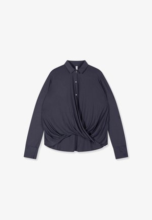 10DAYS, 10DAYS TOPS WRAP BLOUSE - Blusa - steel blue