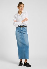 Lee REGULAR FIT - Falda larga - blue denim