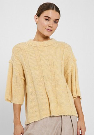 Džemper - light yellow mélange