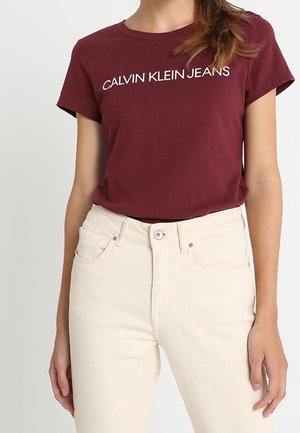 Camiseta estampada - bordeaux