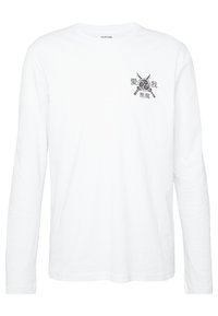 Långärmad tröja - white