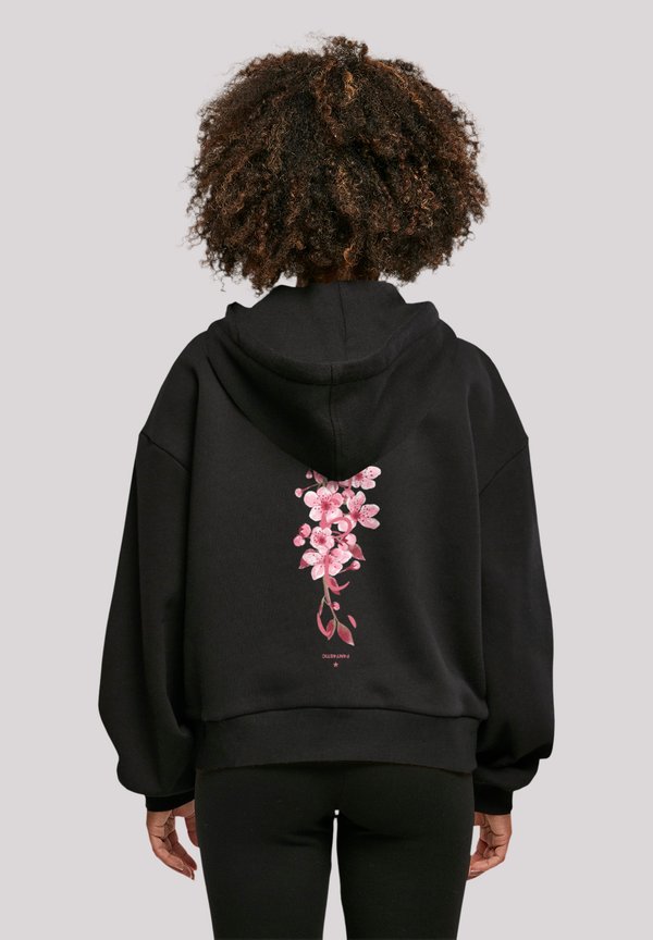 CHERRY BLOSSOM - Kapuzenpullover - schwarz