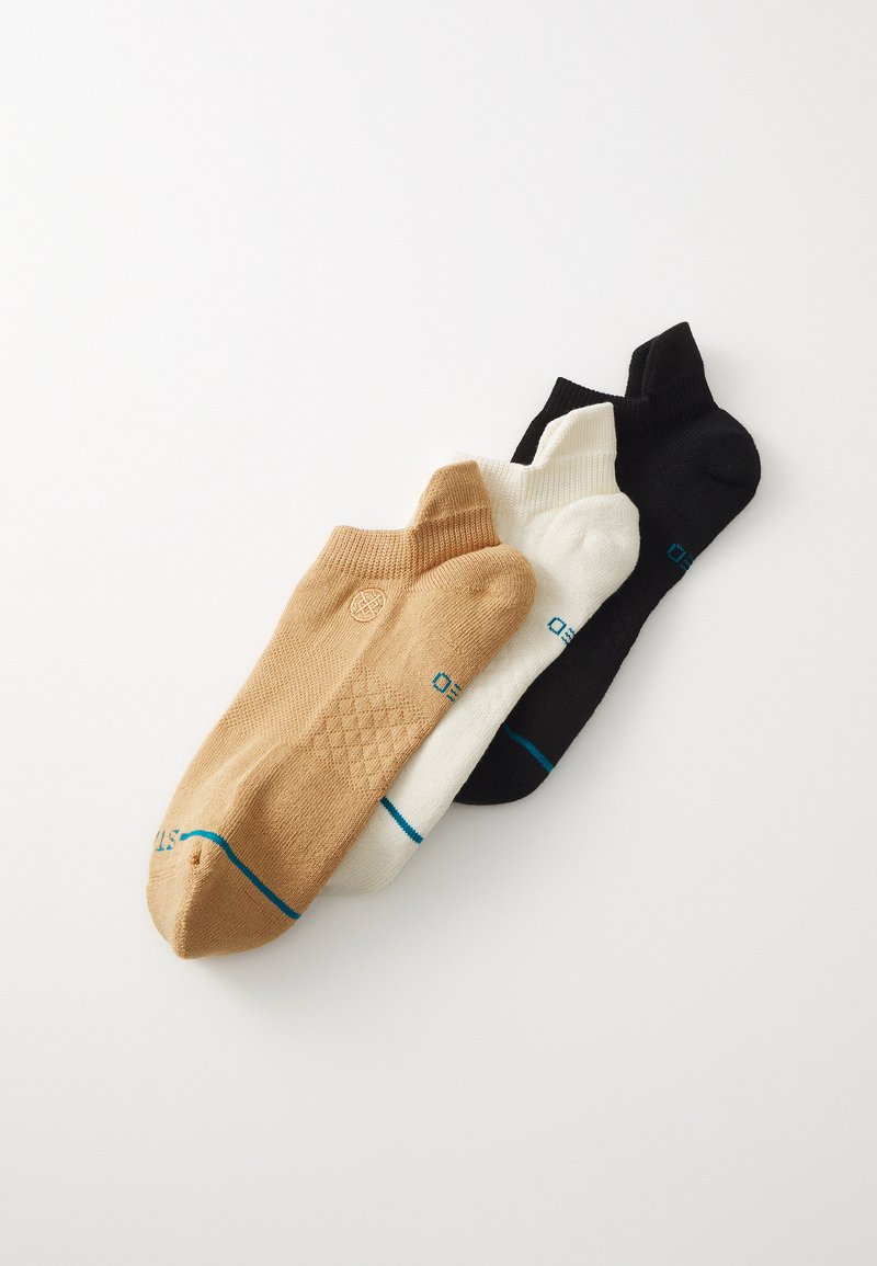 Stance ICON LOW TAB UNISEX 3 PACK - Čarape - canvas