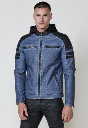 Chaqueta de cuero sintético - azul blue