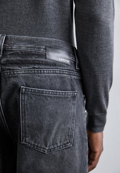 LARDINI PANTALONE UOMO LAVATO - Džínsy tapered fit - blue-black denim