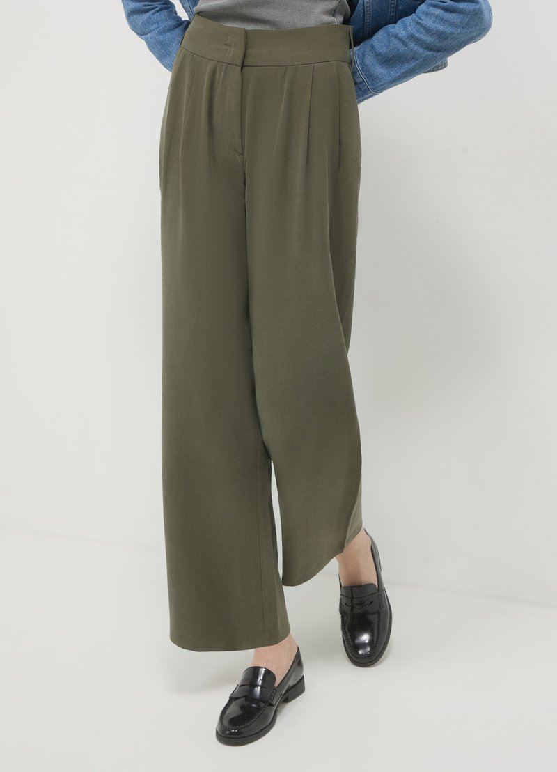 Calliope Pantaloni - verde militare scuro