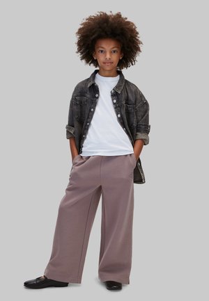 Calvin Klein Jeans, CALVIN KLEIN JEANS KIDS' WIDE LEG JOGGERS - Pantalon de survêtement - iron