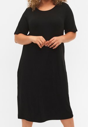 Gebreide jurk - black