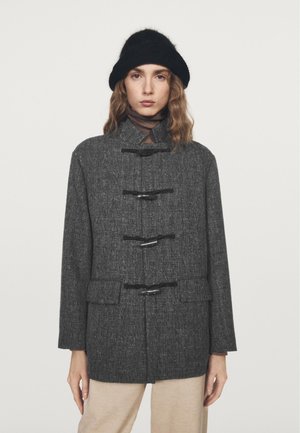Massimo Dutti WITH HORN TOGGLE - Kort kappa / rock - grey