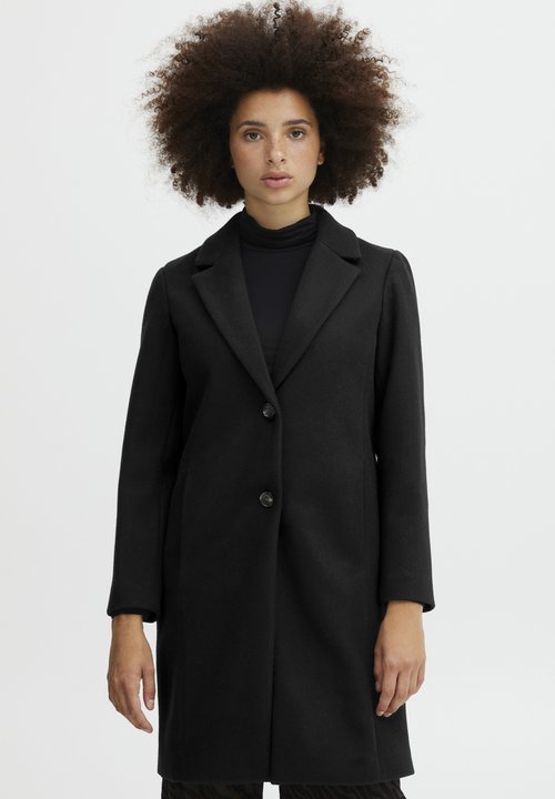 VILA Manteau court - black/noir - ZALANDO.FR