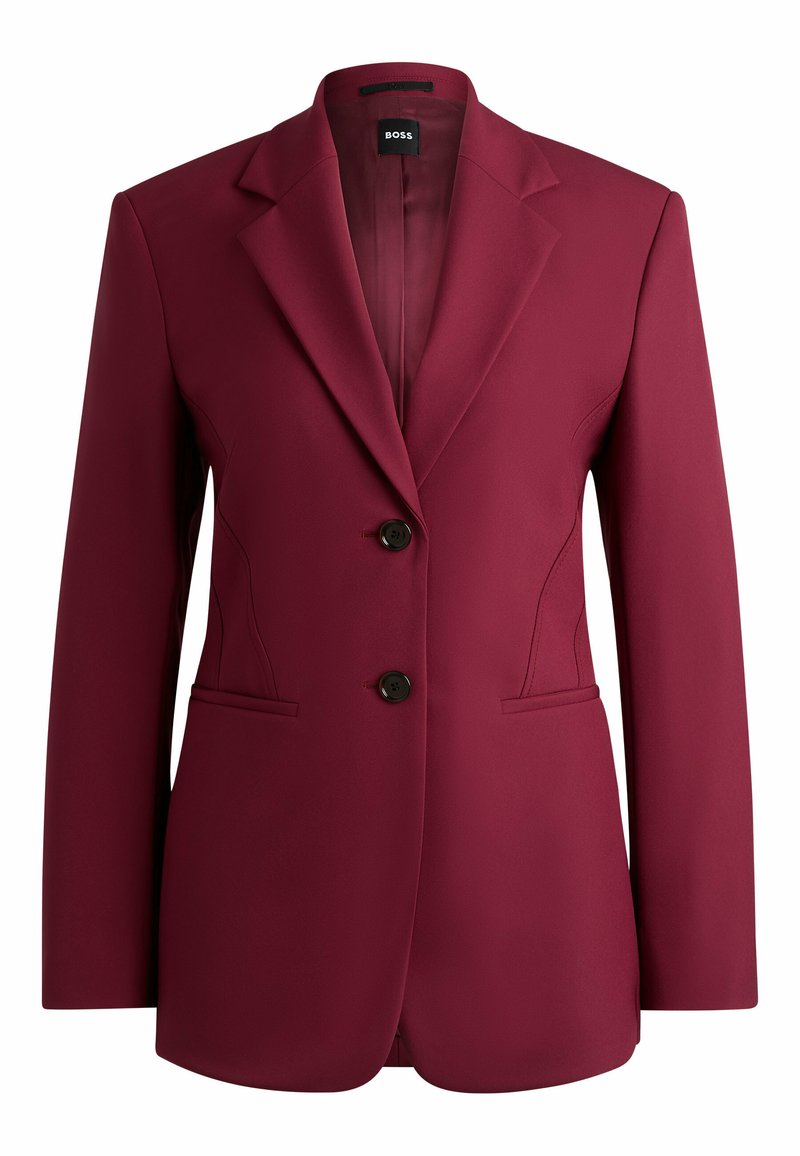 Boss Halflange jas donkerrood Boss Halflange jas donkerrood