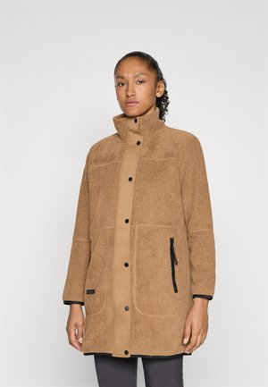 ALMONT - Mikina so zipsom - brown