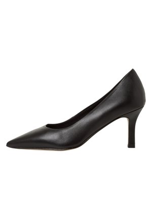 Klasszikus sarkú cipők - black leather