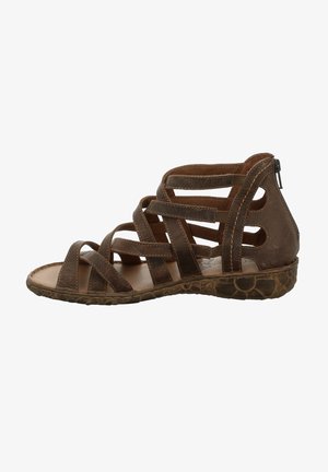 ROSALIE  - Sandals - brandy