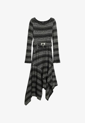 Desigual, DRESS - ASYMMETRIC MIDI DRESS . - Vestido informal - black