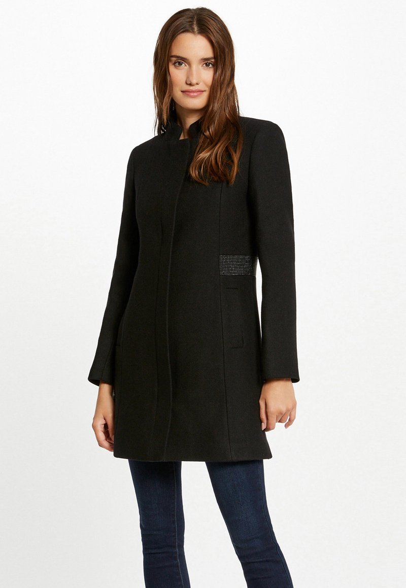 Cappotto Morgan Lunghezza Media, Doppio Petto Con Colletto Alto – Taglio Dritto E Linea Classica