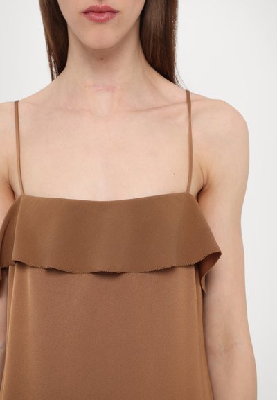 Filippa K FLUID DRAPED STRAP DRESS - Kokteiļkleita/ballīšu kleita - light brow