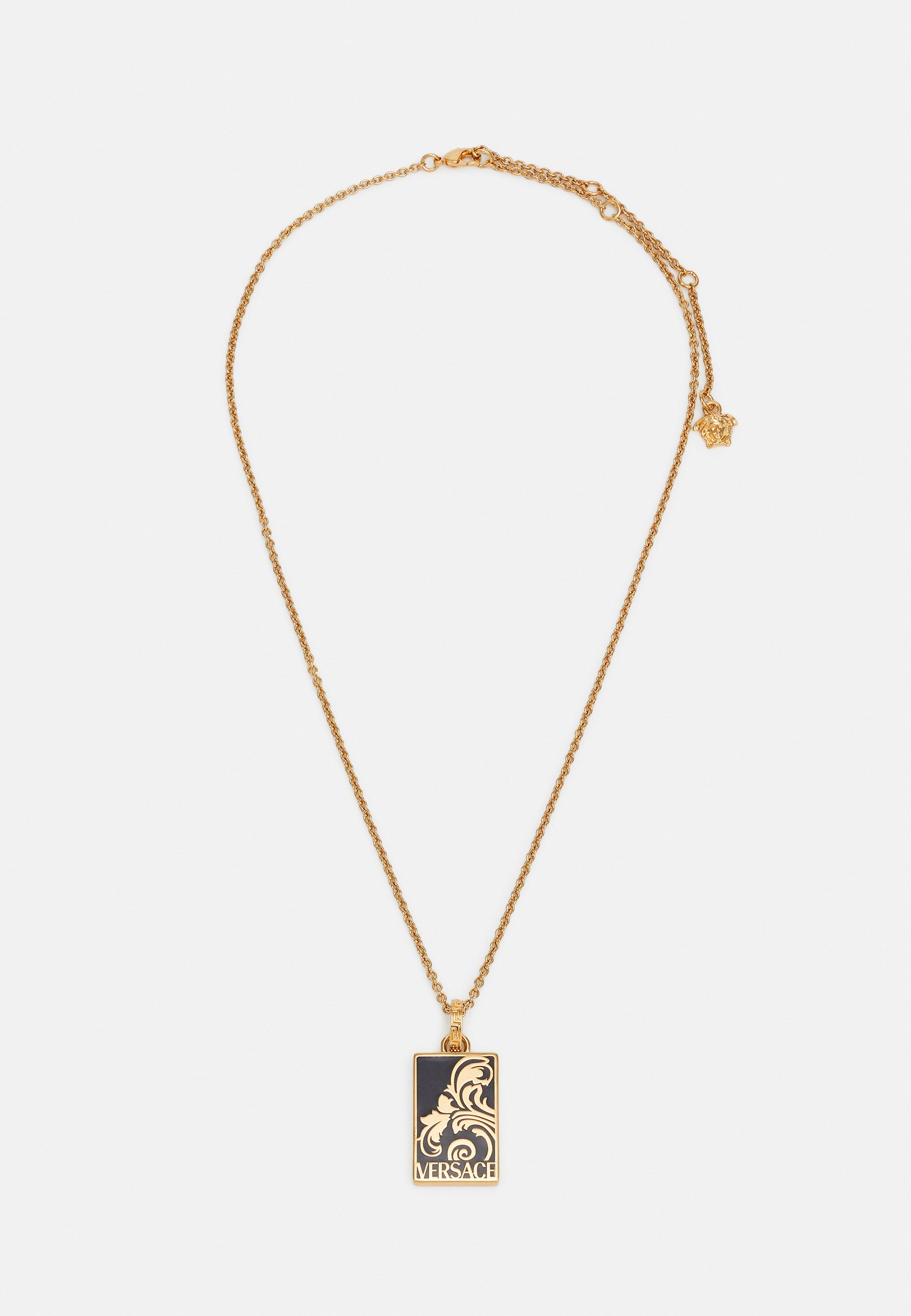 Versace NECKLACE UNISEX - Necklace - gold-coloured/black