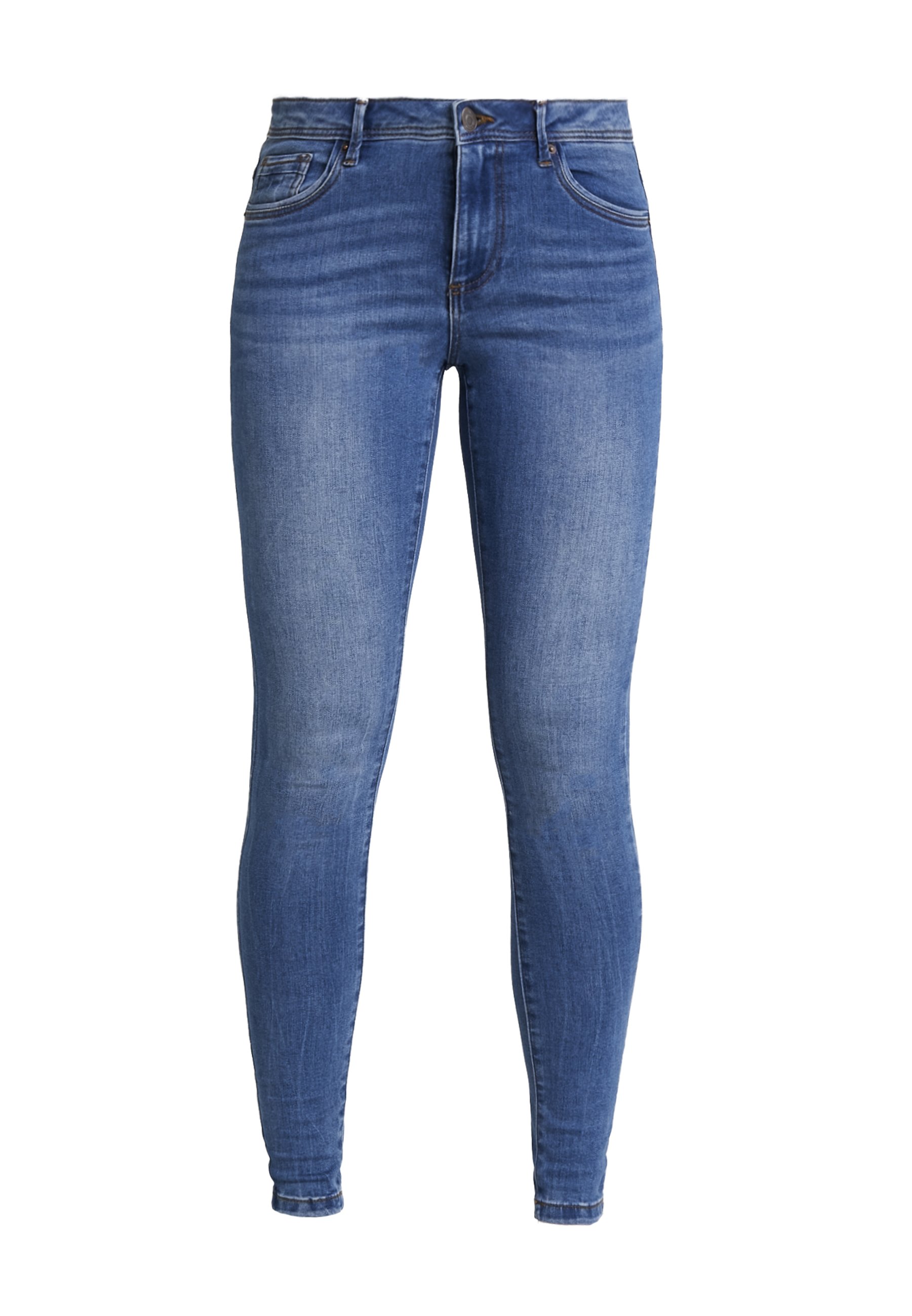 Vero Moda VMTANYA PIPING - Jeans Skinny Fit - medium blue denim/blue denim  - Zalando.de