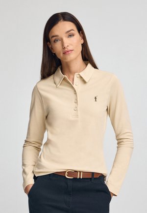 LONG SLEEVE - Poloshirts - beige