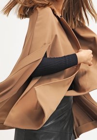 Topshop Poncho - taupe