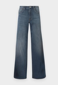 ONLMADISON ICON WIDE - Wide Leg - blue black denim