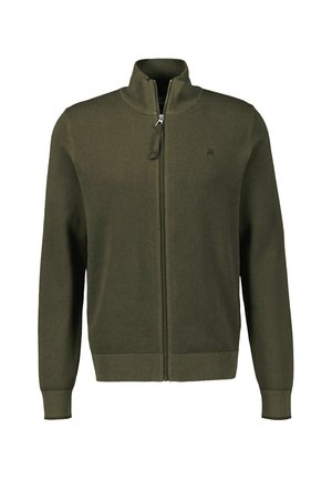Strickjacke - nordic olive