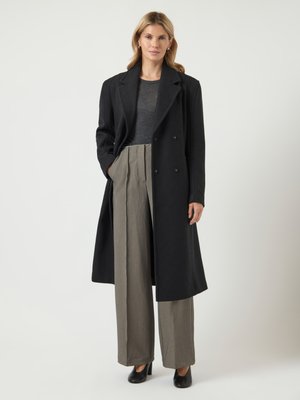 YAS YASKALI COAT - Klasický kabát - black