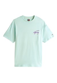 FADED GRAPHIC TEE UNISEX - Print T-shirt - spring mint