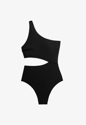 OYSHO, ASYMMETRIC STRAP TRIKINI. - Maillot de bain - black