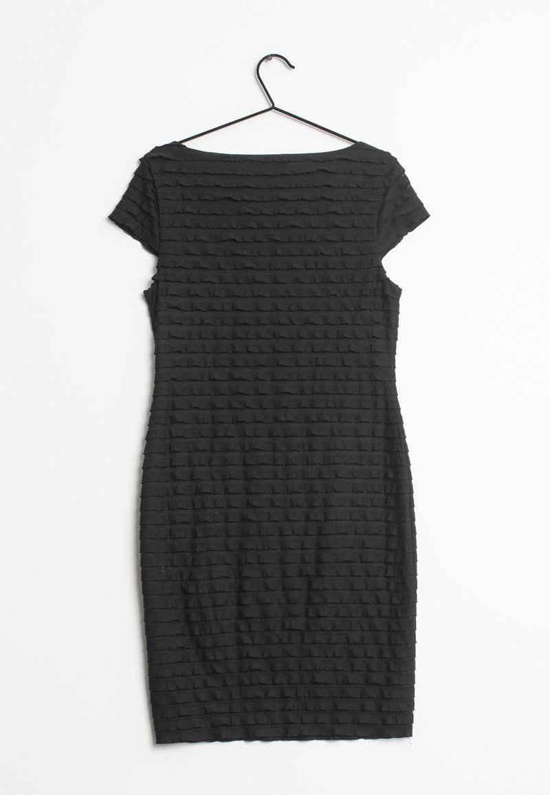 black mini dress with white Black Bodycon Mini Dress - All Dresses main image 0