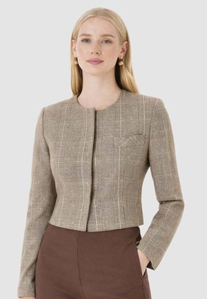 Blazer - marrone a quadri