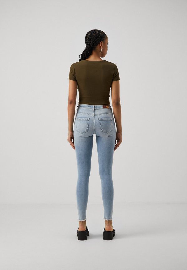 ONLBLUSH LIFE MID RAW - Jeans Skinny Fit2