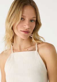 Stradivarius HALTER  - Fodralklänning - stone