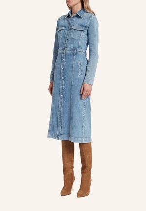 LUXE - Robe en jean - light blue