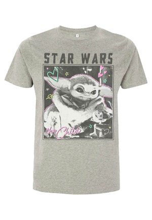 STAR WARS THE MANDALORIAN PHOTO - Print T-shirt - melange grey
