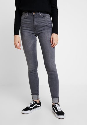 ONLPAOLA HIGHWAIST - Jeans Skinny Fit - grey denim