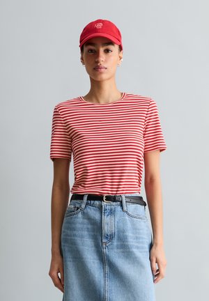 SLIM - T-shirt con stampa - medium red
